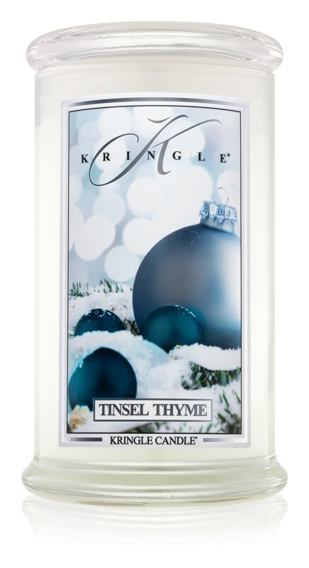 

Ароматическая свеча Kringle Candle Tinsel Thyme