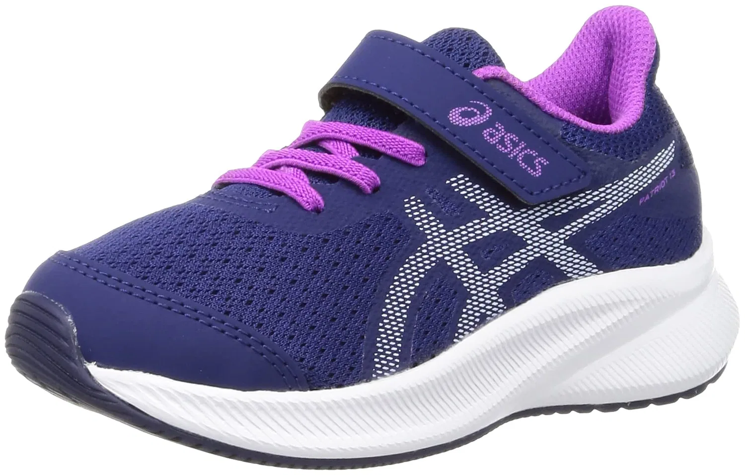 Детские кроссовки для мальчиков с шнуровкой Patriot 13 Ps ASICS, Dive Blue Soft Sky