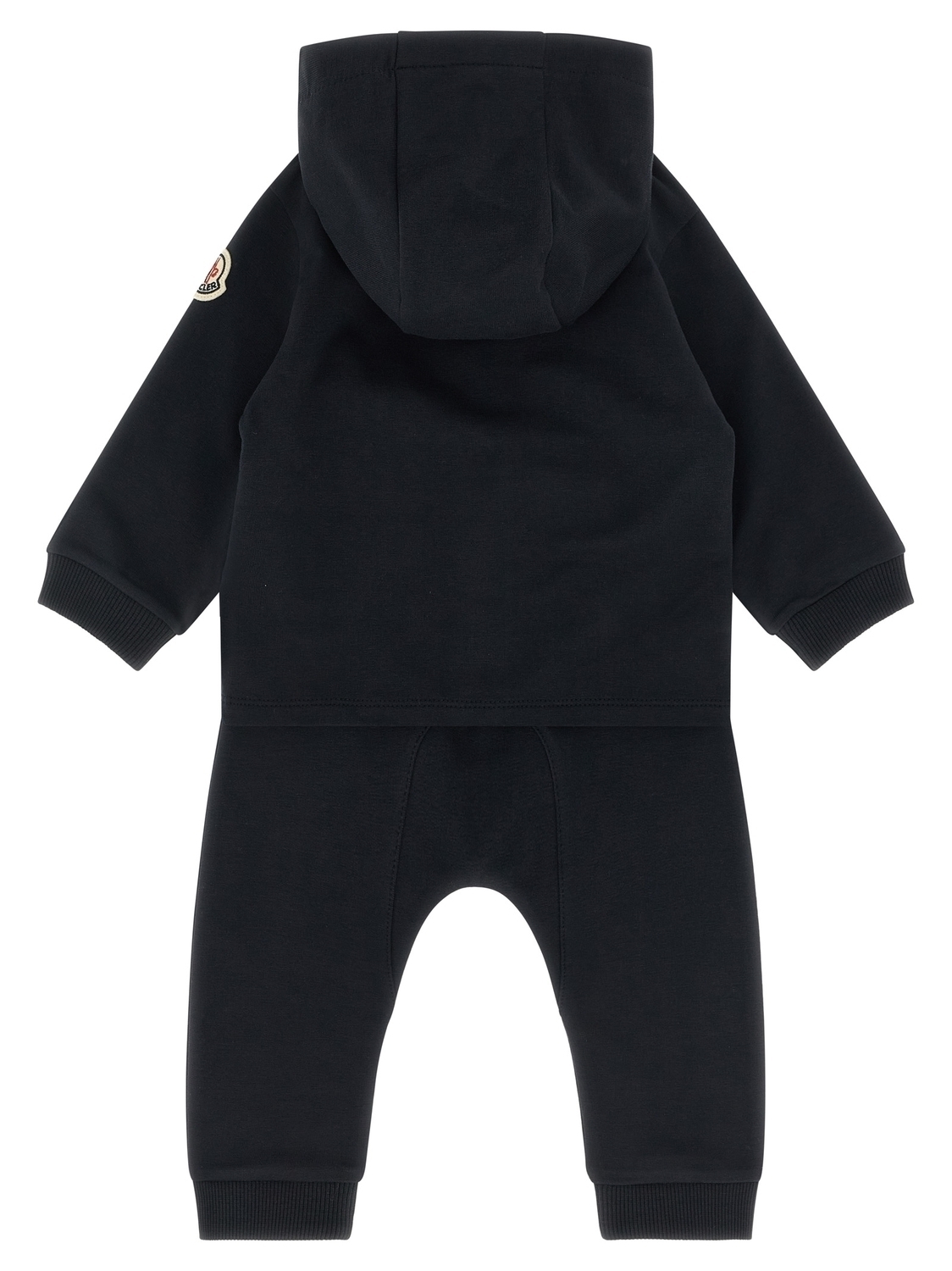 Комплект: худи и джоггеры Moncler Enfant, синий — фото 3