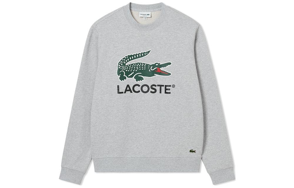 

Толстовка мужская серебристо-серая Lacoste, серый