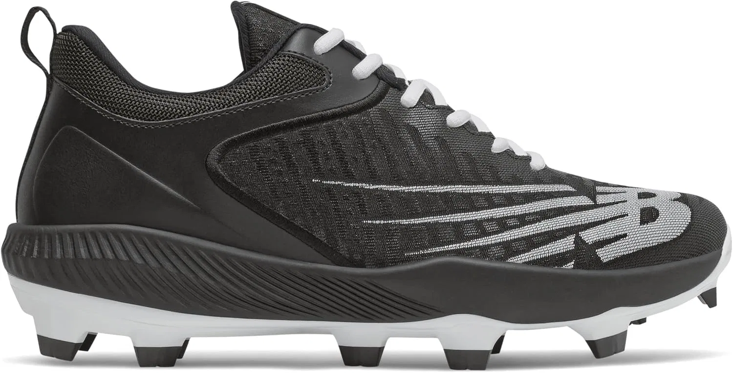 Мужские бейсбольные кроссовки New Balance FuelCell 4040 V6 с формованной подошвой, 2-Black White — фото 2