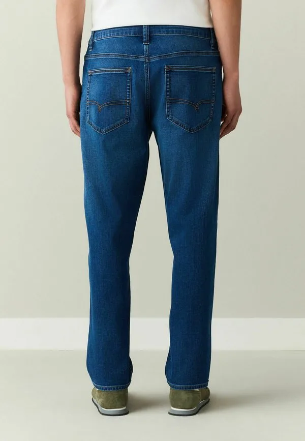 Джинсы motion flex. узкие джинсы прямого кроя, синий деним, motion flex air Next, Blue Denim - Motionflex Air — фото 3