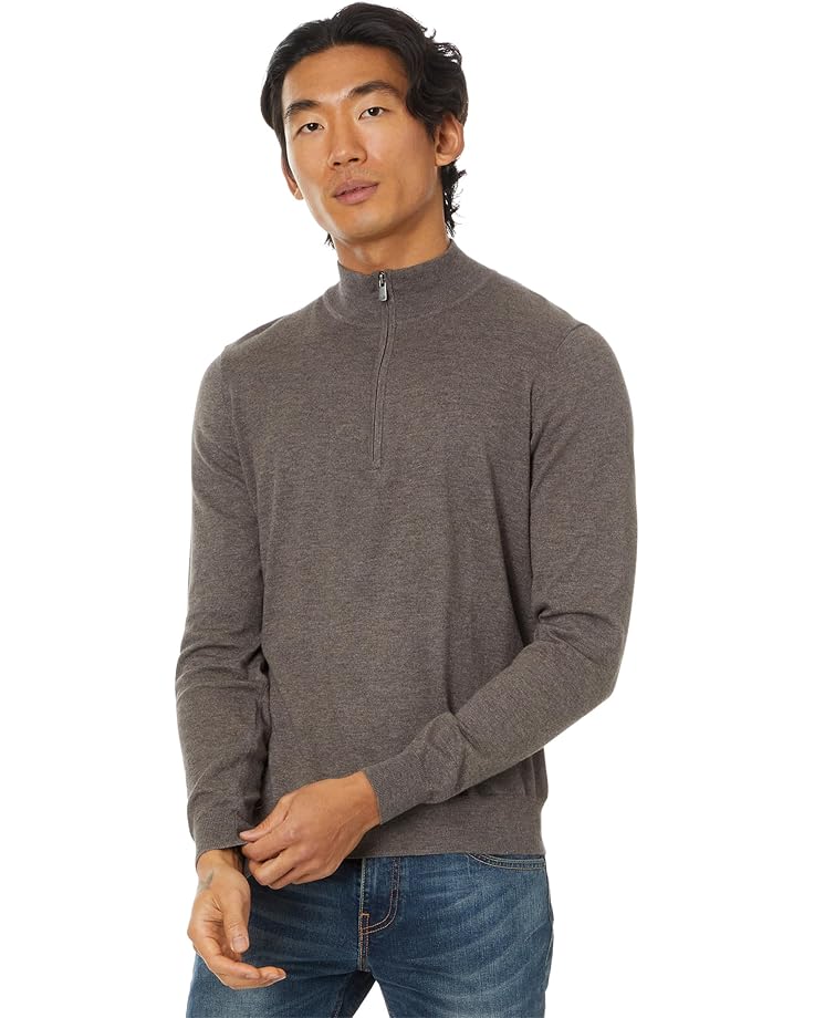 

Свитер Faherty Movement 1/4 Zip Sweater, цвет Walnut Creek Heather