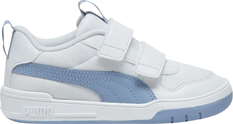 

Кроссовки Multiflex Mesh V Little Kid 'Silver Mist Zen Blue', белый