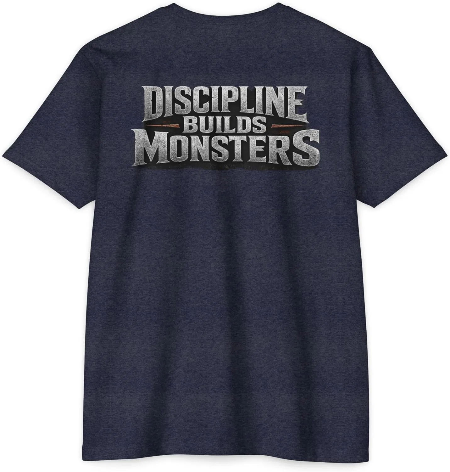 Футболка Discipline Builds Monsters Gym Shirt, Cvc Midnight Navy — фото 3