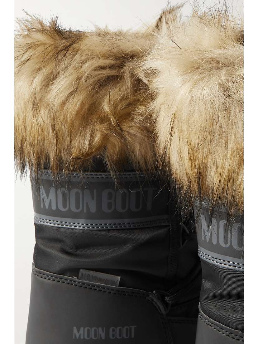 Зимние ботинки Ltrack Monaco с отделкой из искусственного меха и искусственной кожи Moon Boot, черный — фото 4