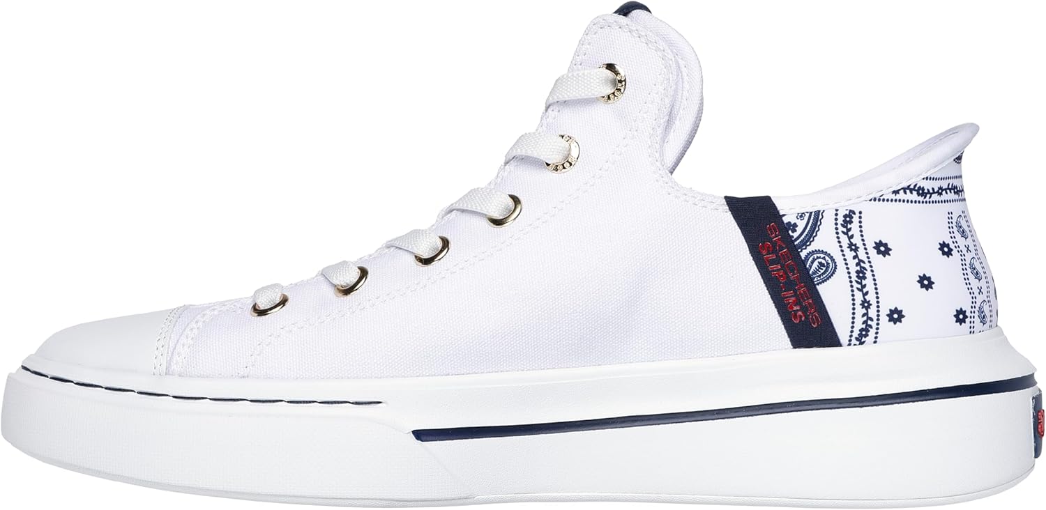 Мужские кроссовки Skechers Snoop Dogg: Snoop ONE-Double G Hands Free Slip-Ins, белый/красный/синий/темно-синий — фото 4