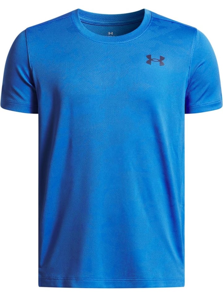 

Спортивная футболка "Tech Vent Jcqrd T-Shirt" синего цвета Under Armour