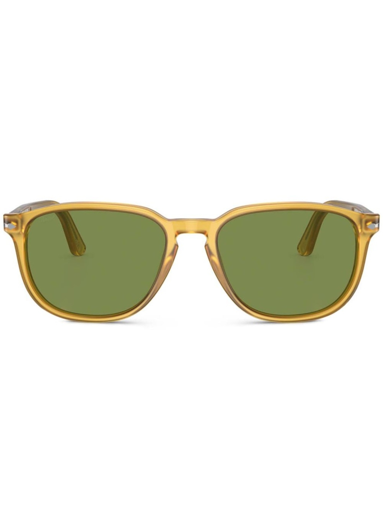 

Persol солнцезащитные очки в квадратной оправе, желтый