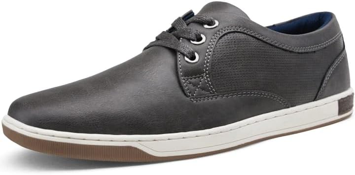 

Мужские модные кроссовки Jousen Классические ретро повседневные туфли для мужчин Дышащие деловые кроссовки, серый