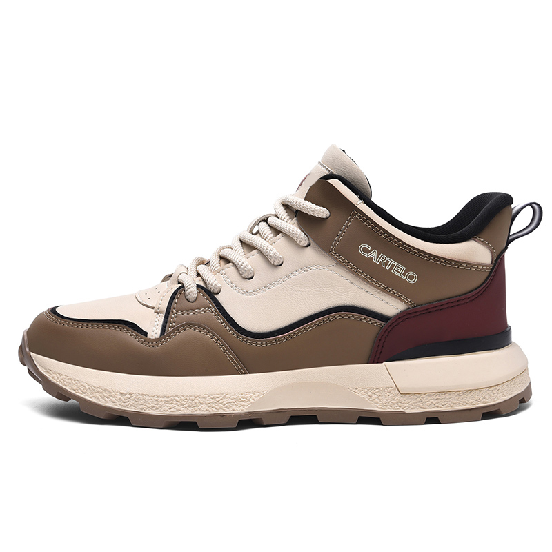 

CARTELO Низкие повседневные туфли мужские бежево-коричневые, цвет Beige Brown