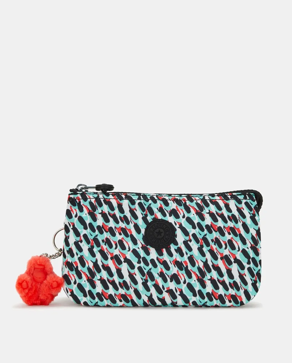 

Большой кошелек на молнии с принтом Kipling, мультиколор