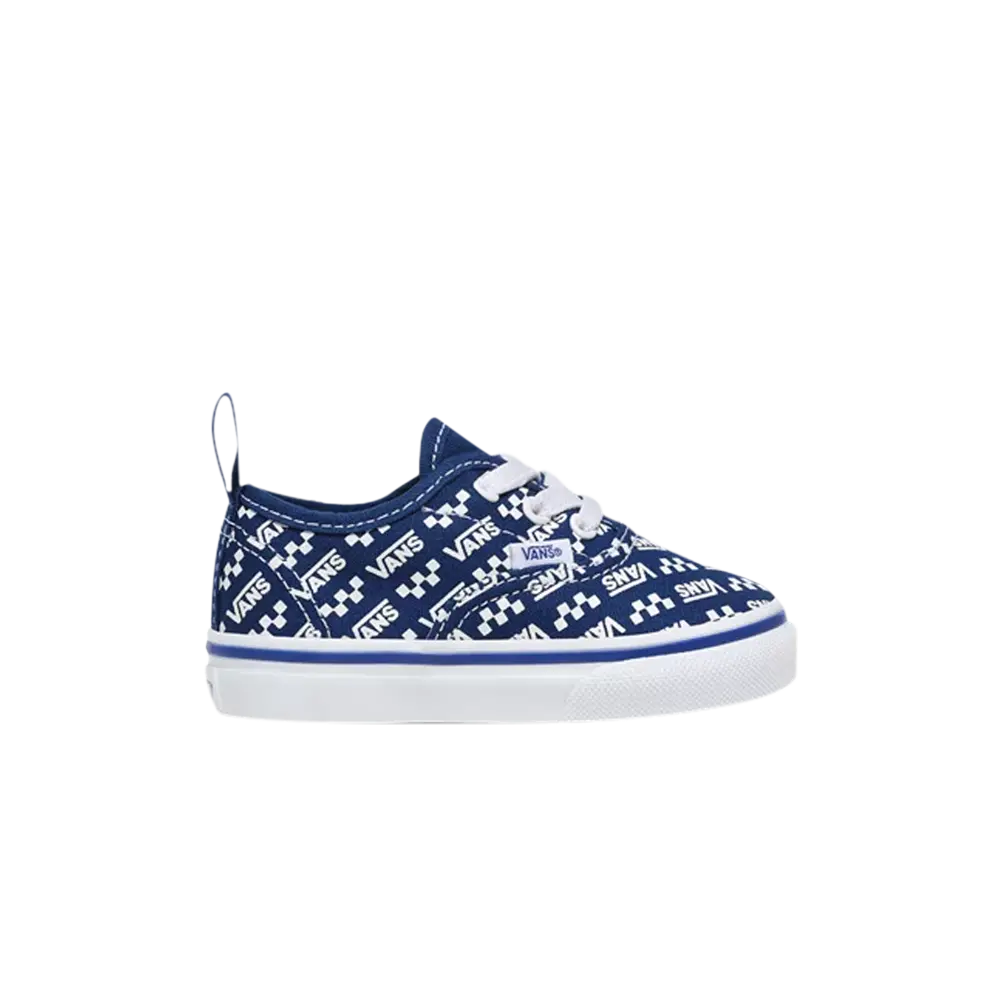 

Кроссовки Authentic Elastic Laces Toddler Vans, синий