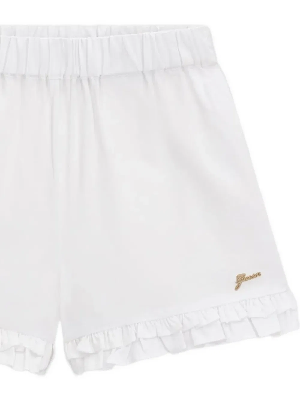 Шорты с оборками Guess Kids, белый — фото 3