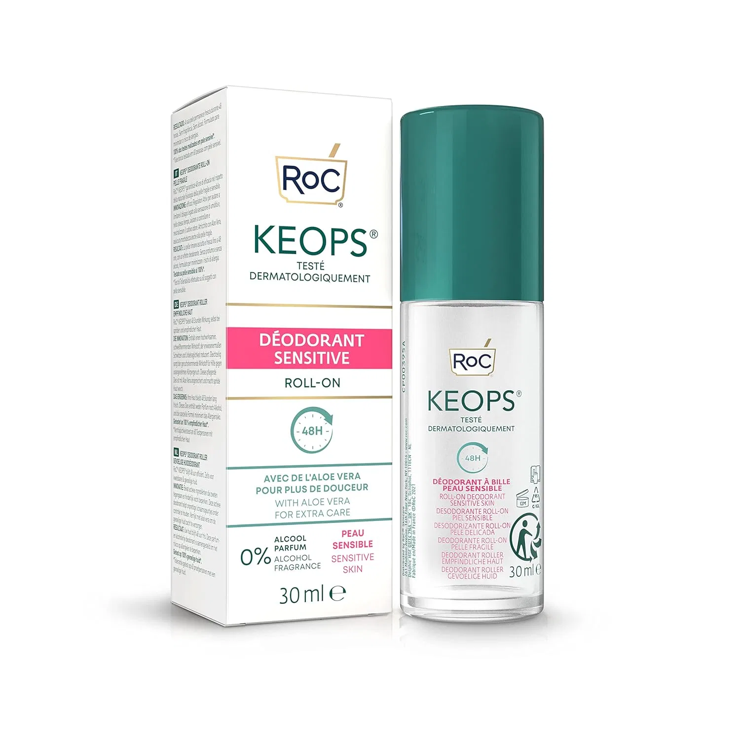 Дезодорант-антиперспирант RoC KEOPS Sensitive роликовый, 30 мл Roc — фото 3