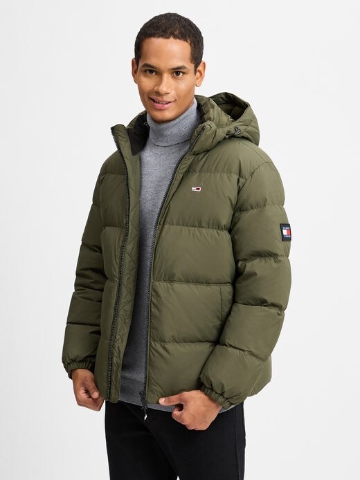 

Стеганая куртка Tommy Jeans, хаки