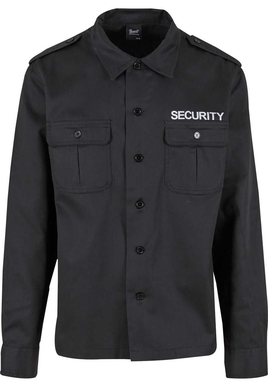 

Рубашка на пуговицах Comfort fit Brandit Security US, Black