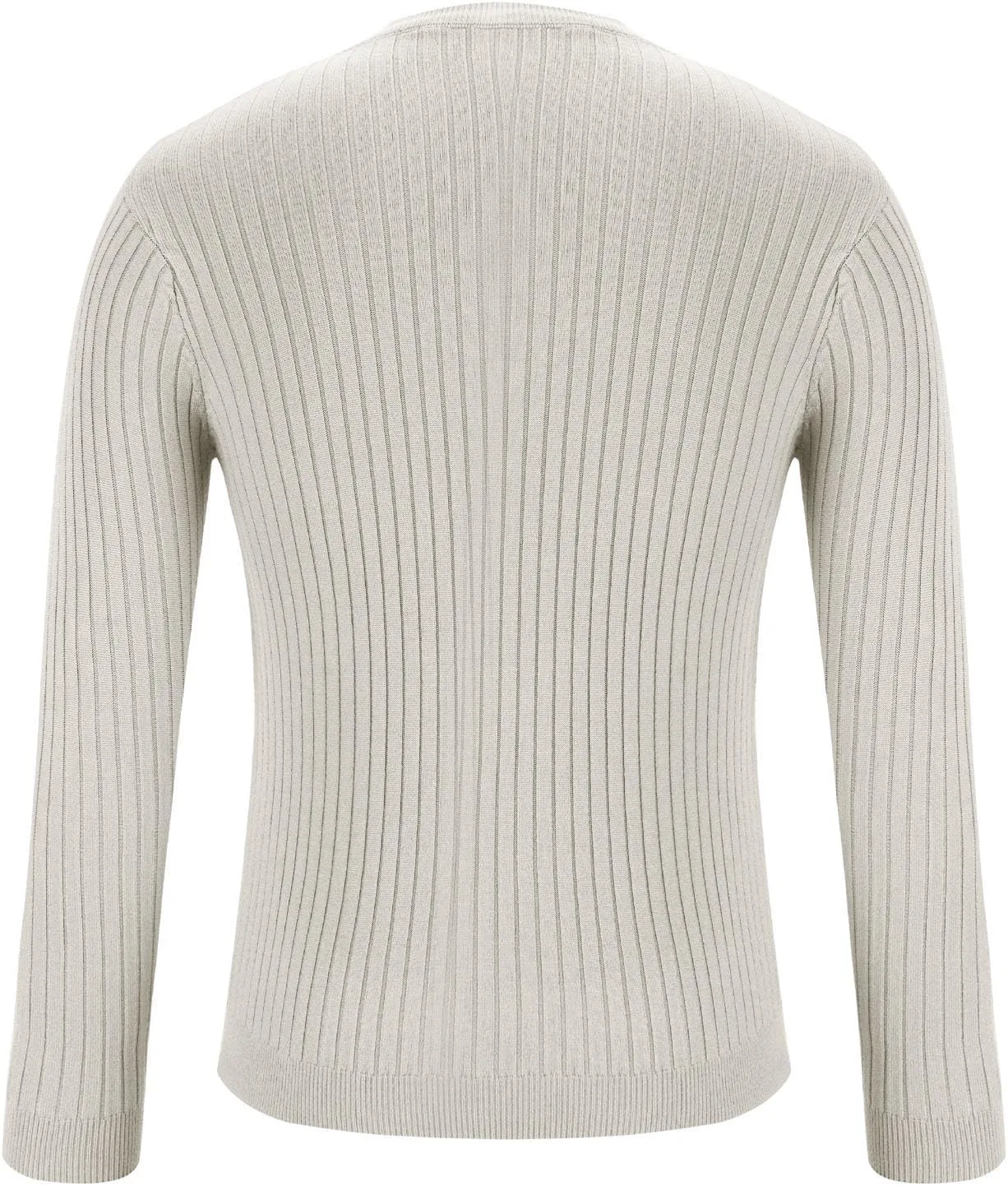 Мужской свитер с круглым вырезом Basic Slim Fit — фото 4
