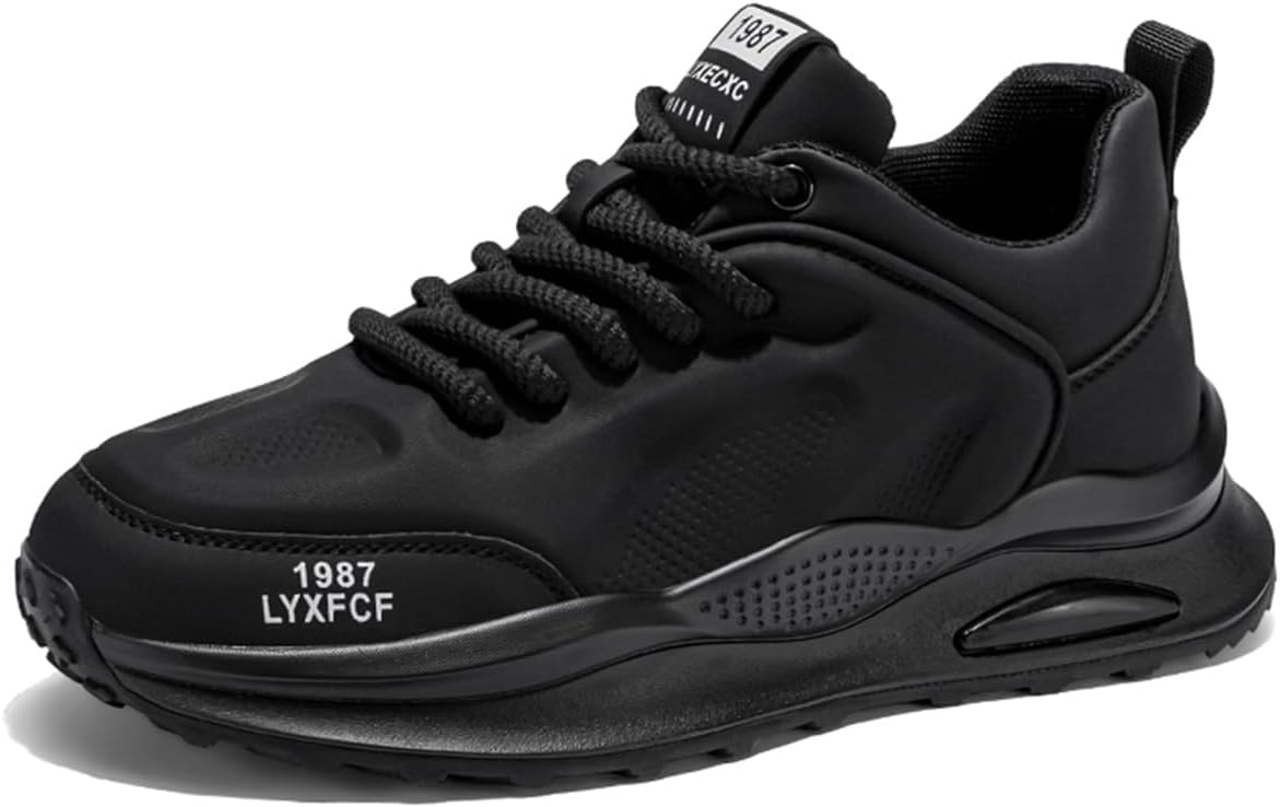 

Мужские модные массивные кроссовки ретро, кроссовки 'папа', дышащие, противоскользящие, для ходьбы, спортзала и повседневной носки Zhoupulp, черный