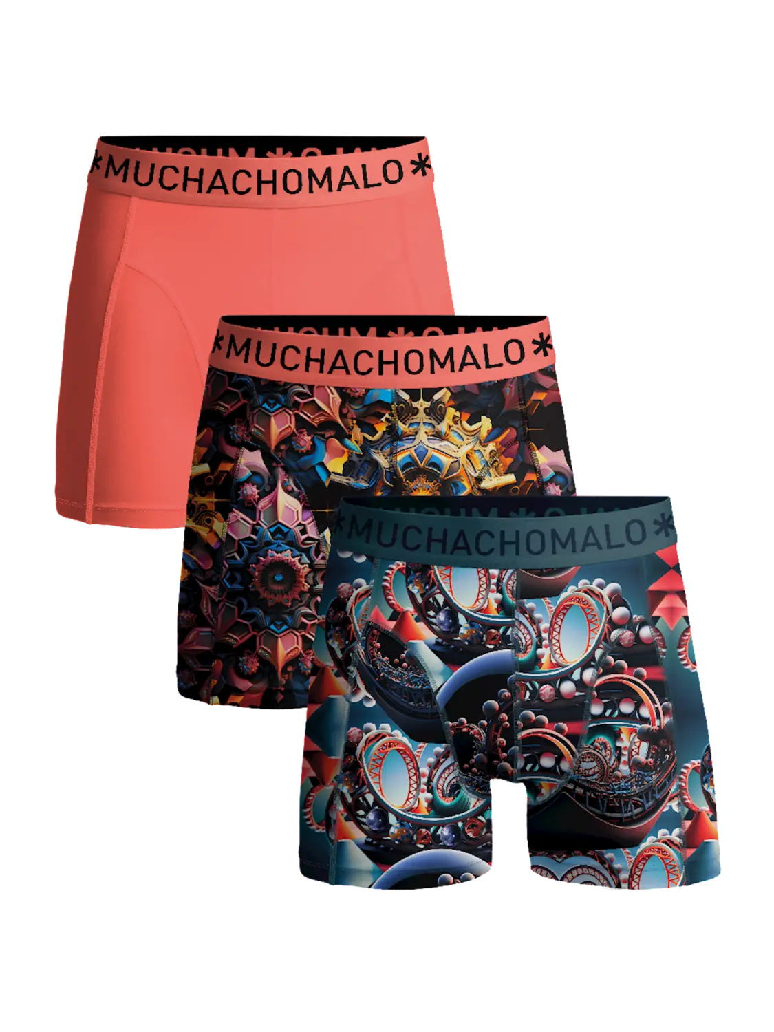 

Боксеры 3 шт трусы Muchachomalo, мультиколор