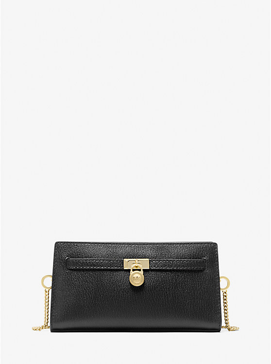 

Мини-сумка Hamilton Moderne из кожи через плечо Michael Kors, черный