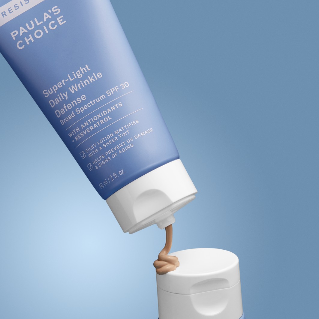 Солнцезащитный крем resist anti-aging super-light daily wrinkle defense spf 30 Paulas Choice, объем 60 мл — фото 3