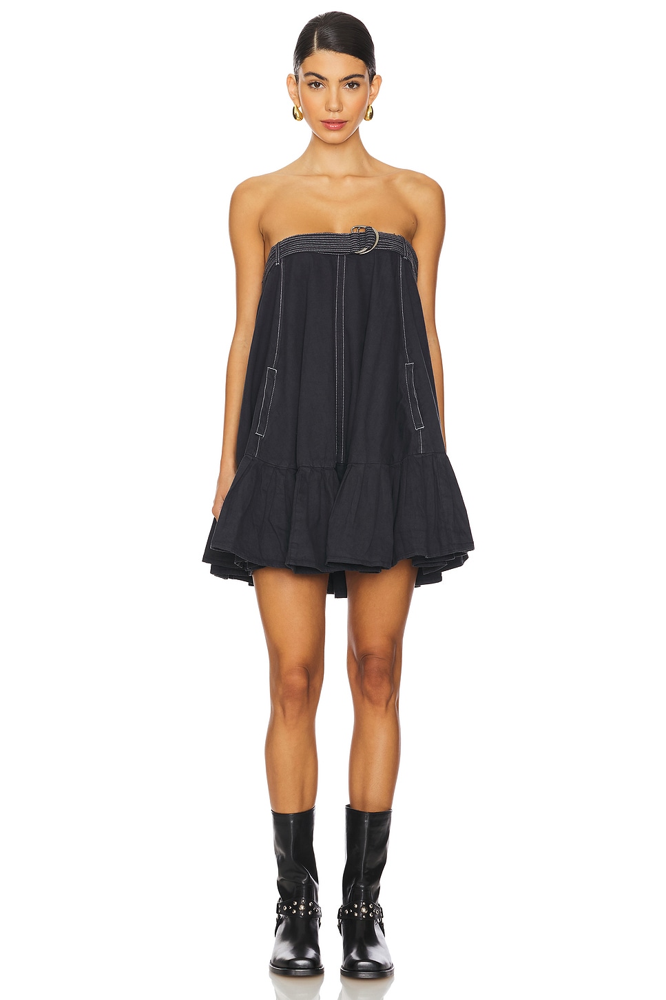

Платье мини x revolve bay breeze Free People, черный