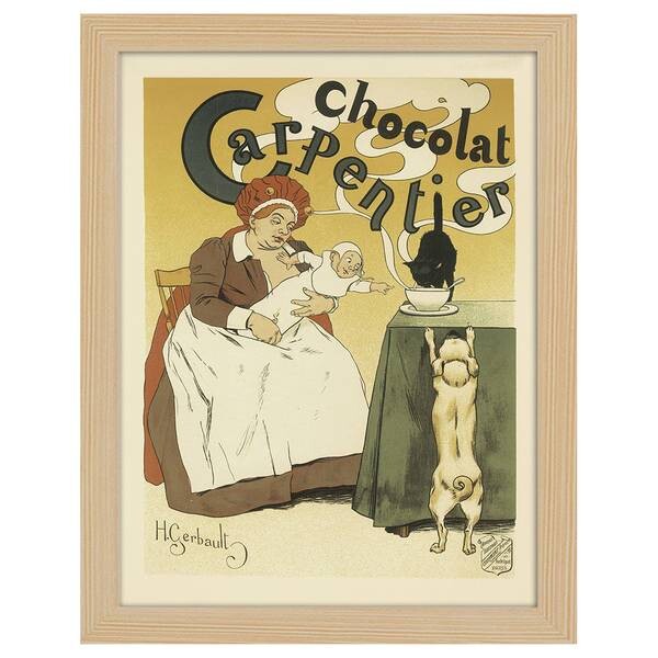 

Рамка для фотографий LegendArte Poster Chocolat Carpentier цвет eiche