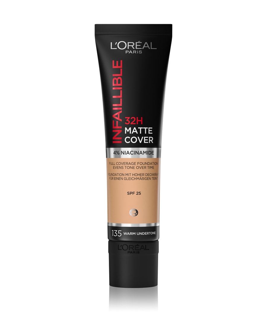 

Кремовая основа L'Oréal Paris Infaillible 32H Matte Cover, Nr. 135 - Warm Undertone, 30 ml