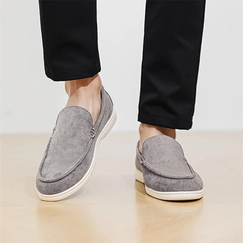 Мокасины мужские Loafers Grey Fusecottc — фото 2