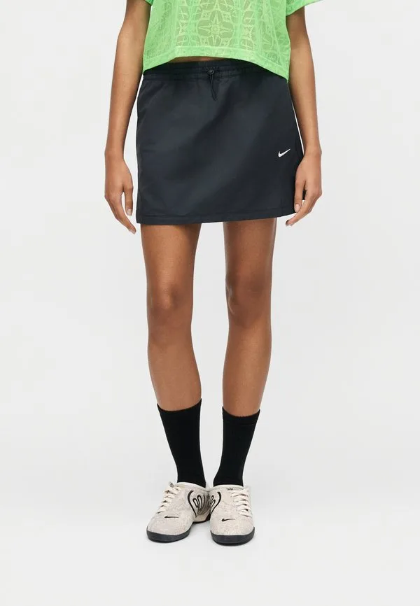 Уличная мини-юбка Nike Sportswear, Black/Chalk — фото 3