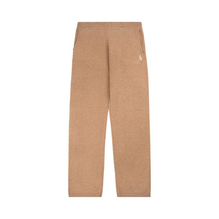 

Брюки Sporty & Rich Sporty & Rich SRC Cashmere Trousers Camel/White, желто-коричневый