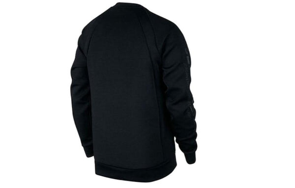 Толстовка Men's Air Jordan Alphabet Pattern Long Sleeves Solid Color Cotton Round Neck Black, мультиколор — фото 2