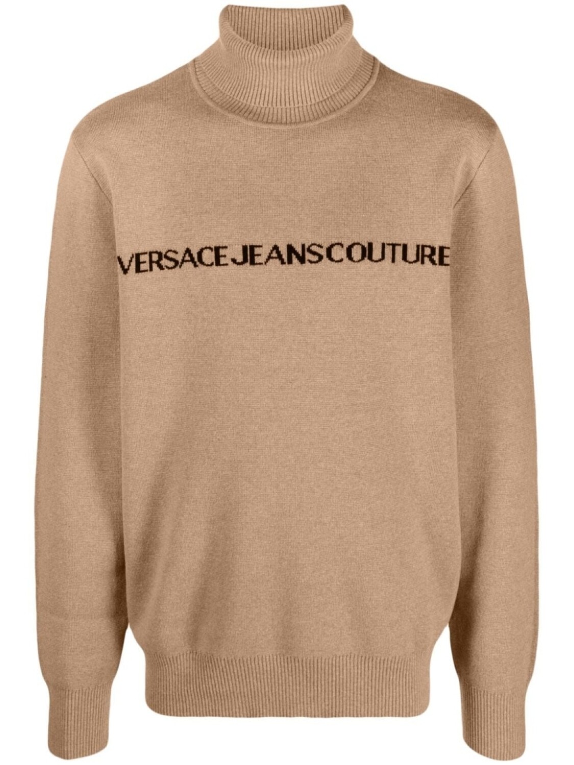 

Versace Jeans Couture джемпер с высоким воротником и логотипом, нейтральный цвет