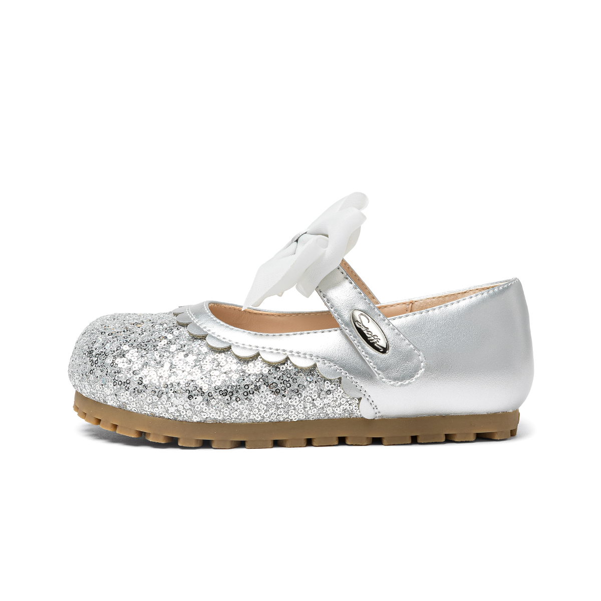 

Коллекция мерцающей обуви Balance Crystal/Rhinestone Shoes для детей Snoffy, серебряный