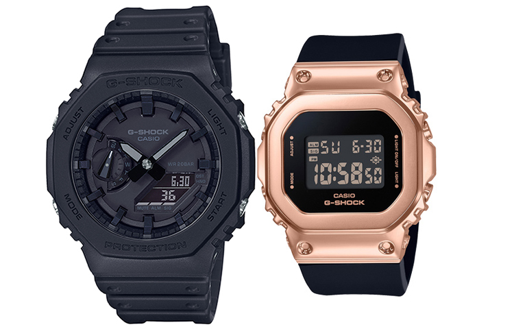 

Унисекс парные часы серии Black CASIO