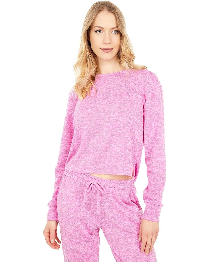 

Брюки YMI Two-Piece Pullover & Pants Fleece Set, цвет Knockout Pink