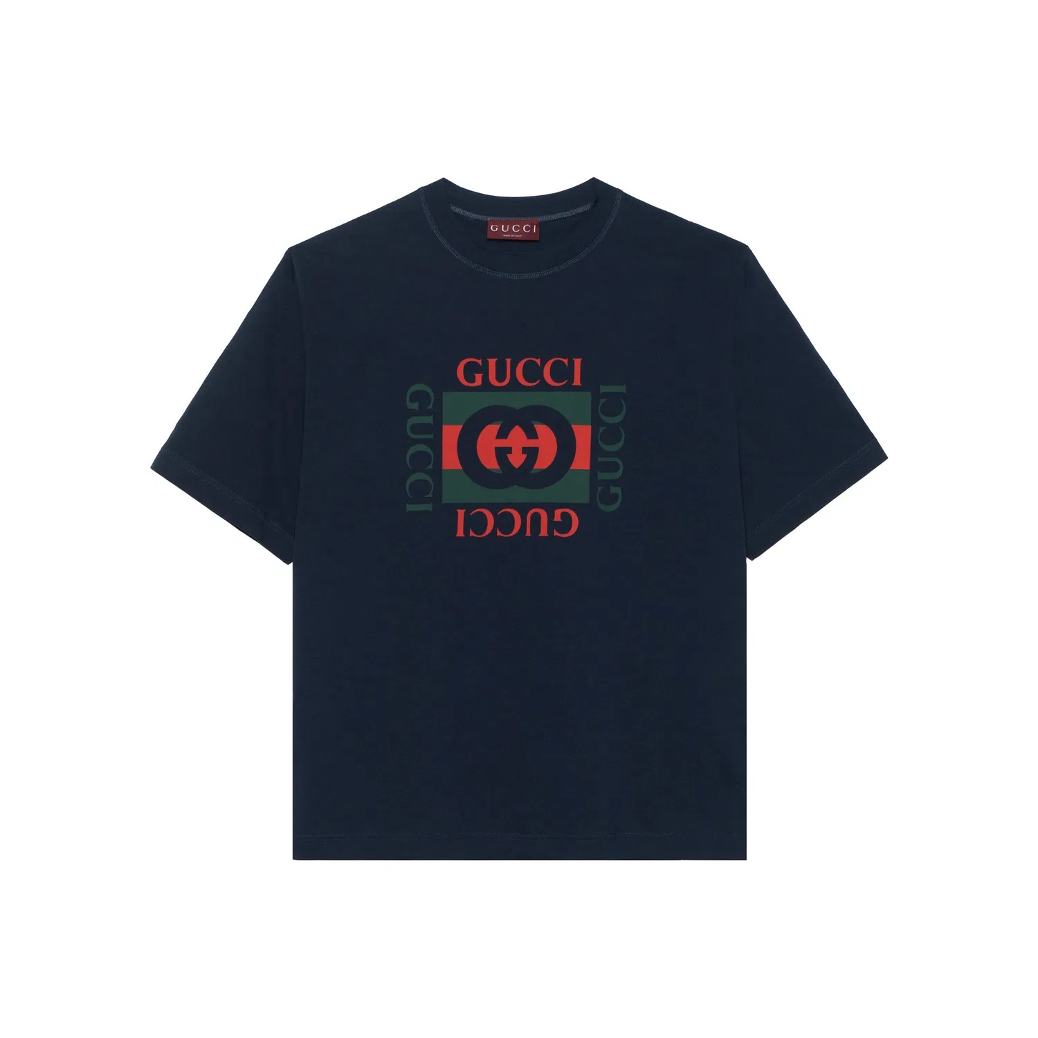 Мужская футболка с коротким рукавом Marine Blue GUCCI, Marine Blue