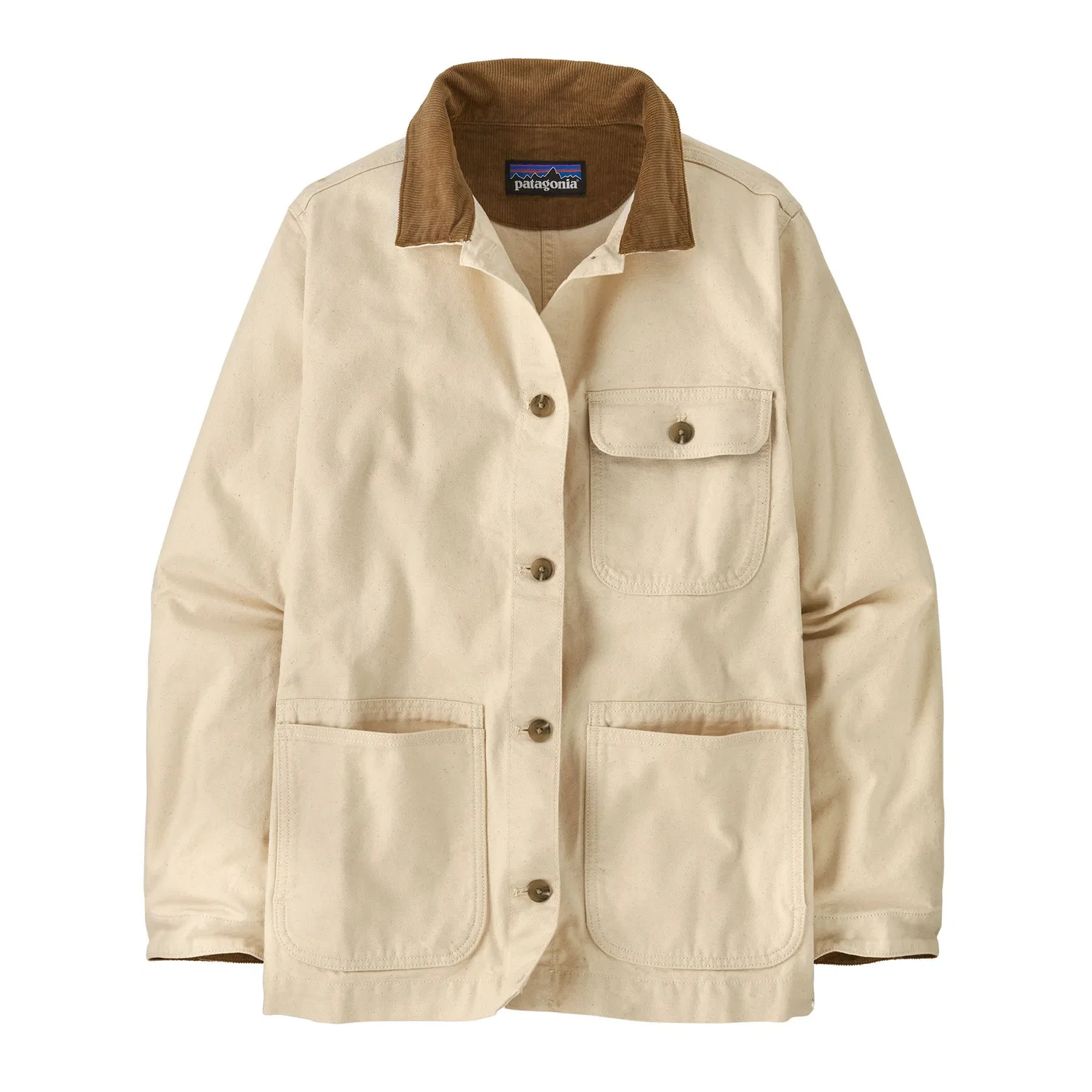 Куртка-пальто на пуговицах Point Reyes Canvas Patagonia, Undyed Natural