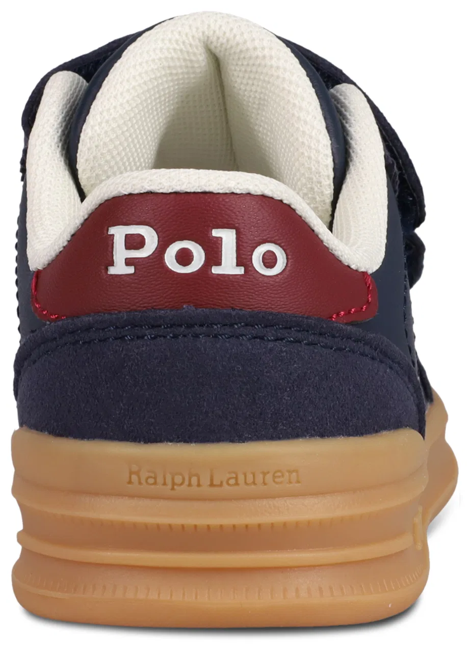 Детские кроссовки для мальчиков с двумя ремешками-липучками Frazier KHK Super Polo, Dark Navy/Navy/Burgundy — фото 3