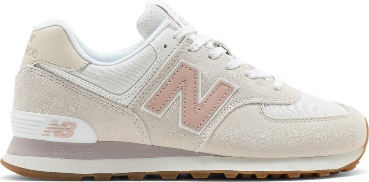 Кроссовки New Balance Wmns 574 'Tencel - Sea Salt Rose Water', кремовый — фото 2