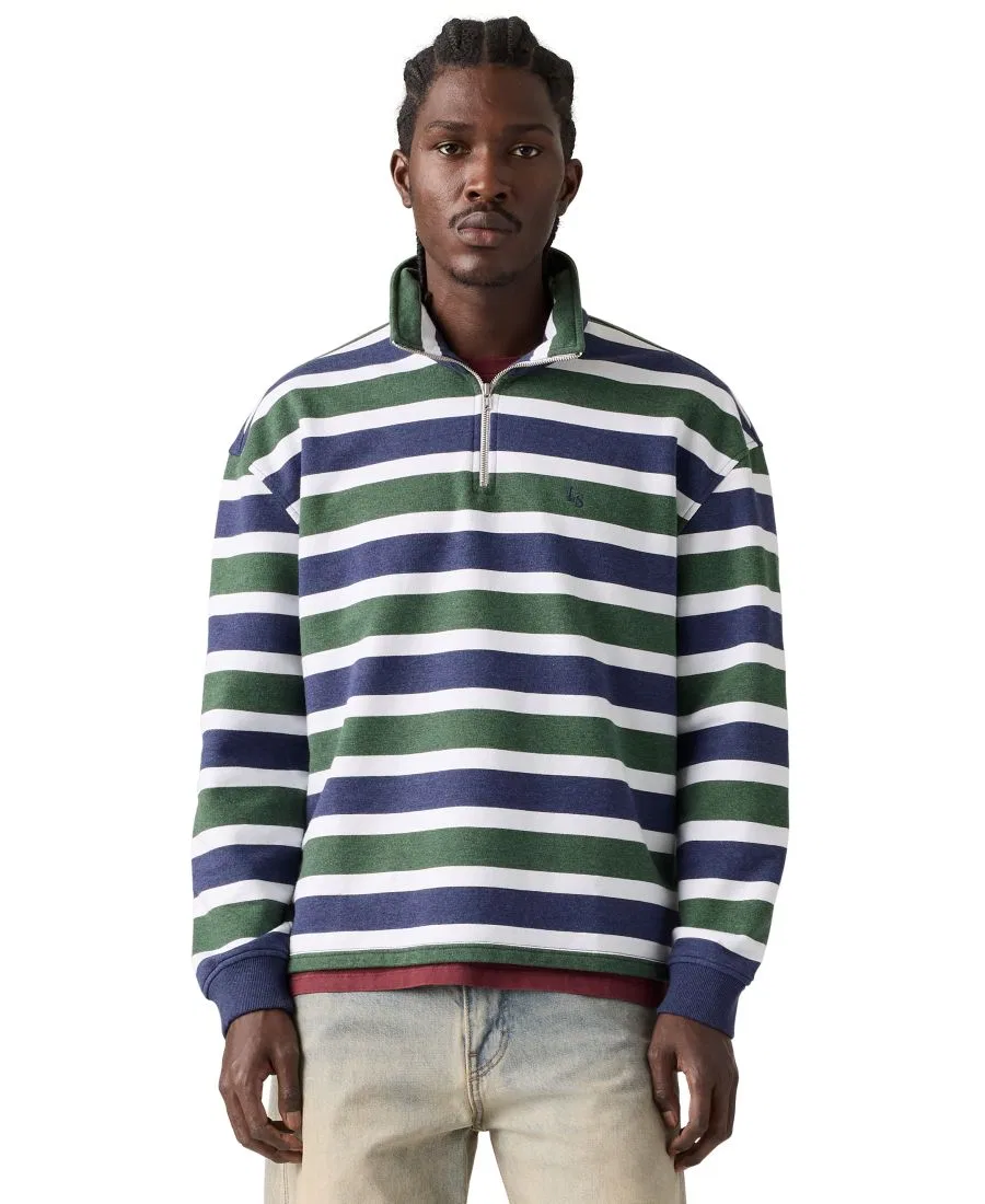 Джемпер с четверть-застежкой Cameron, хлопковый Levi's, Kombu Green