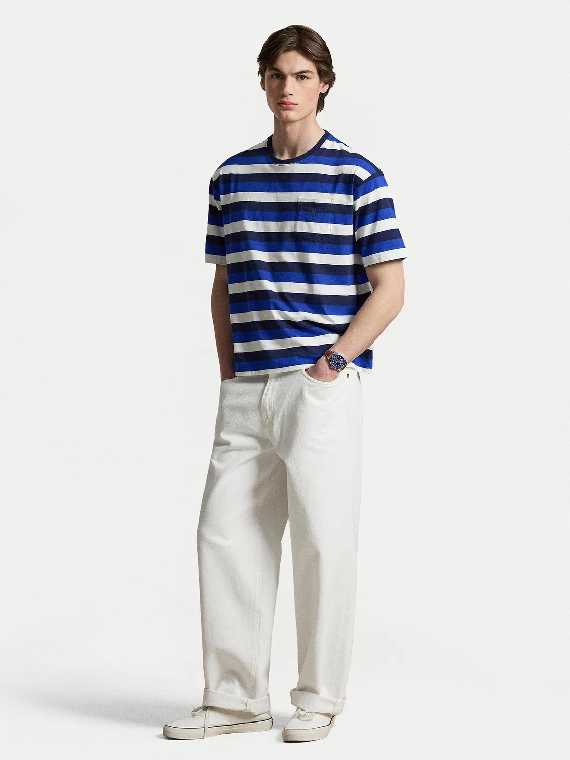 Мужская футболка стандартного кроя Polo Ralph Lauren, разноцветный — фото 2