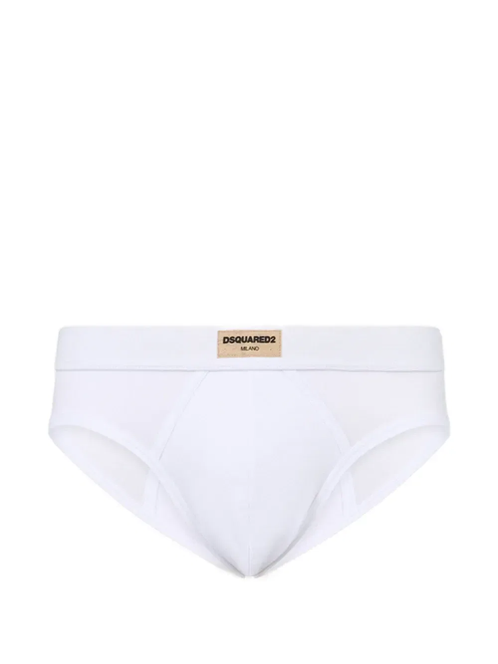 Брифы с вышивкой логотипа Dsquared2, белый