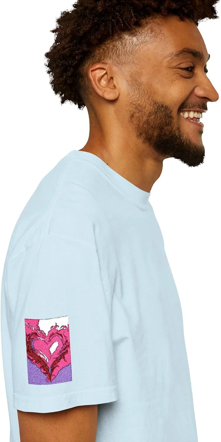 Футболка с принтом Comfort Colors, Chambray — фото 3