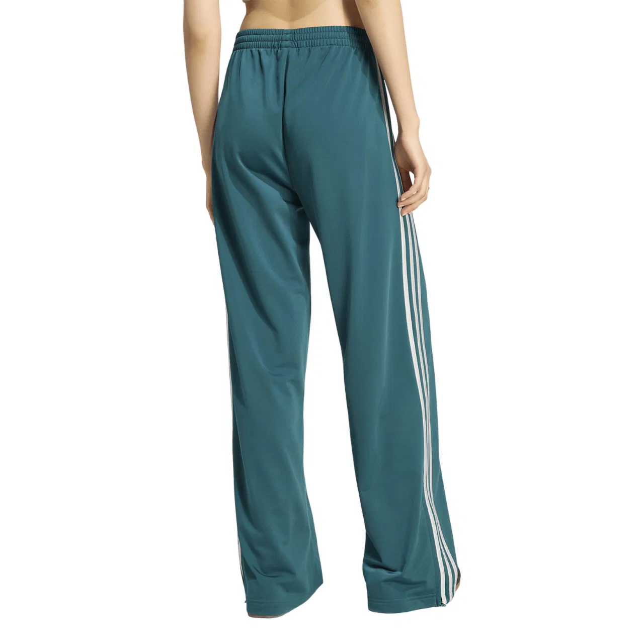 Женские спортивные брюки с принтом Firebird Track Pants adidas, Grey/Rich Green — фото 2