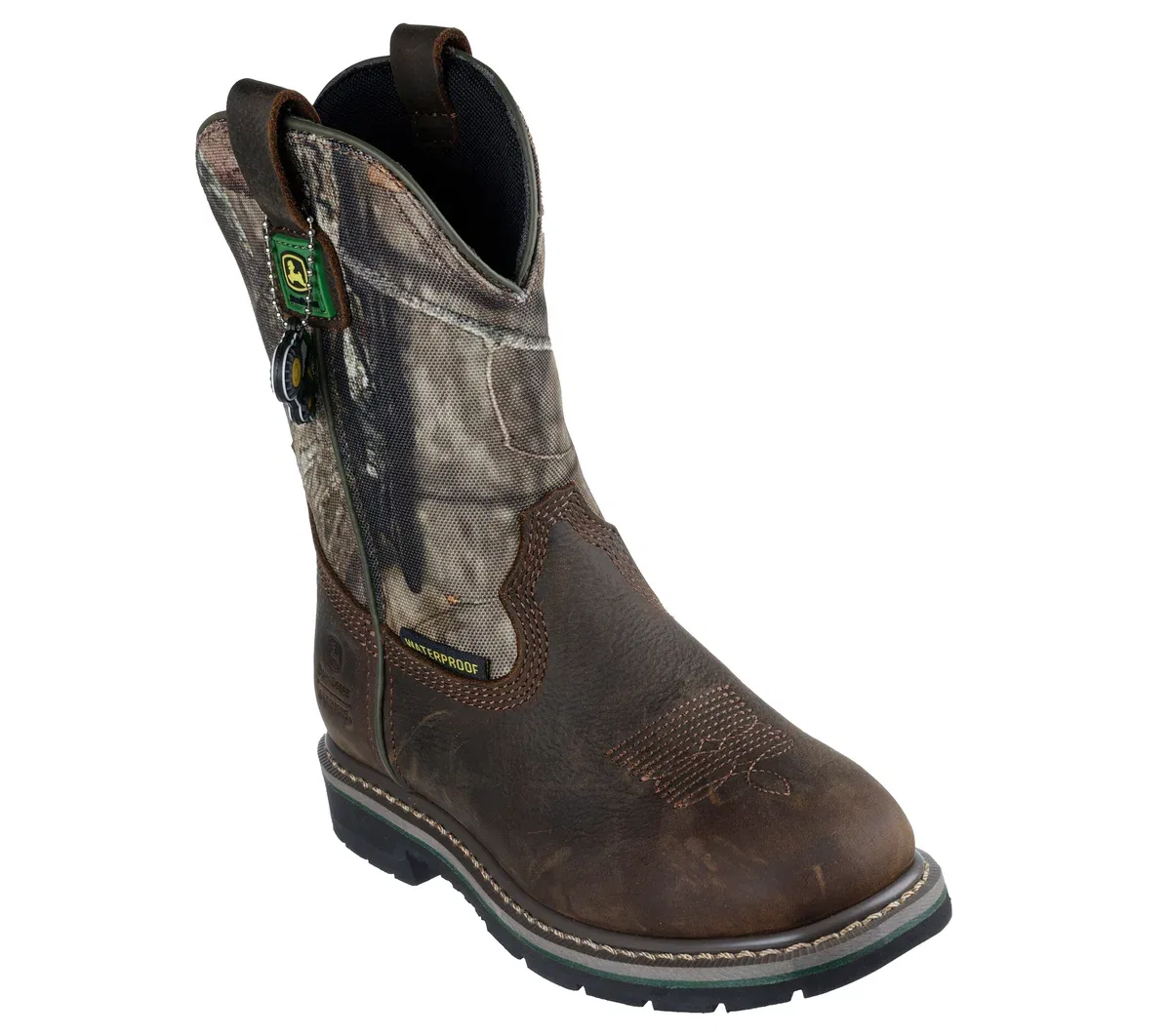 Детские кроссовки John Deere Waterproof Rowood - Moss Burrow Skechers, камуфляж — фото 4