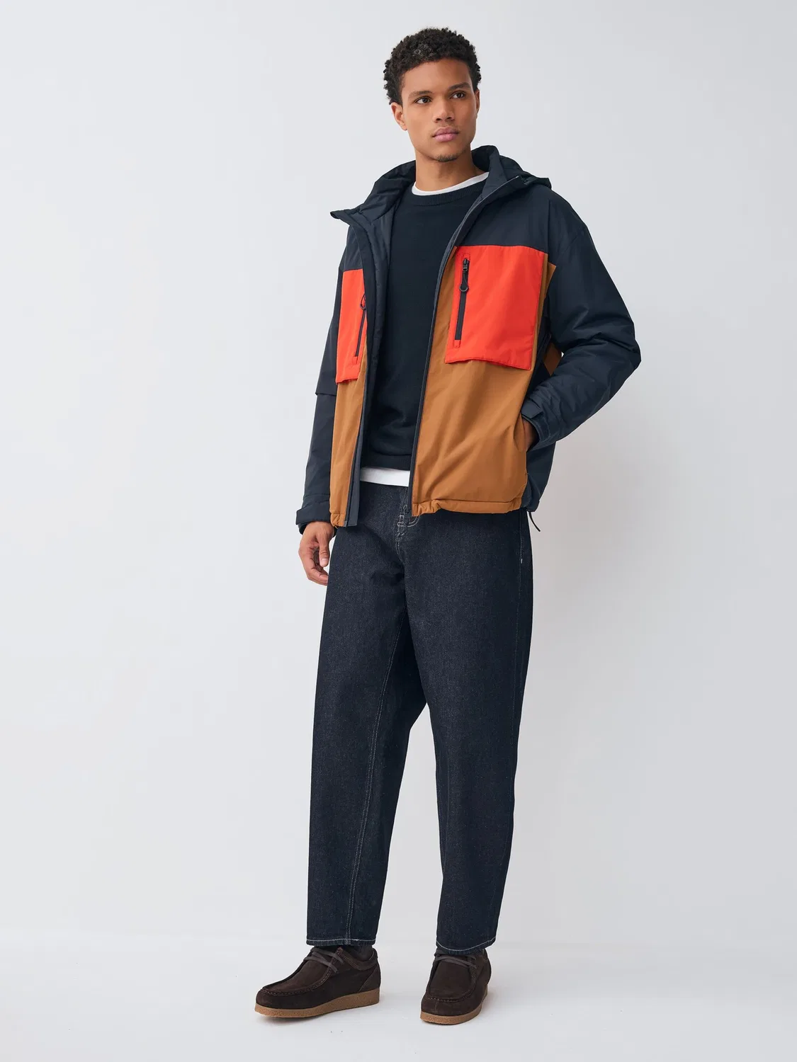 Куртка Next Performance Jacket ThermoGen в темно-синем цвете — фото 4