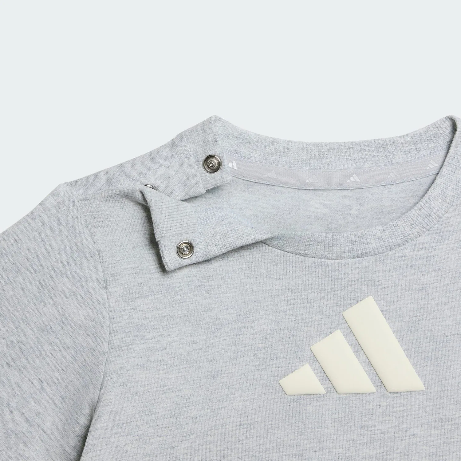 Детский спортивный костюм с принтом Minnie Maus Adidas, Hellgrau Weiss — фото 2