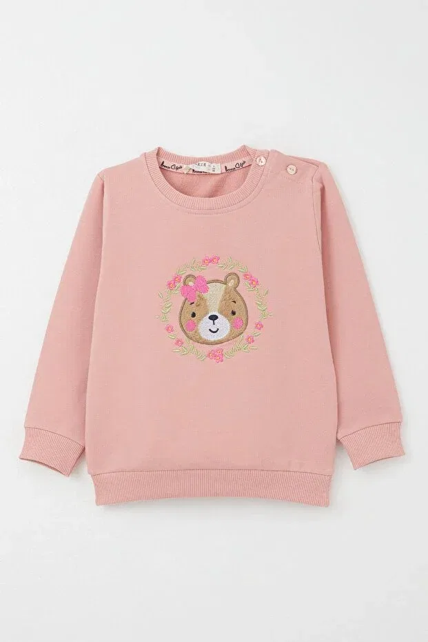 Детский комплект спортивного костюма для девочек с принтом Basics Breeze, Rose Dry — фото 2